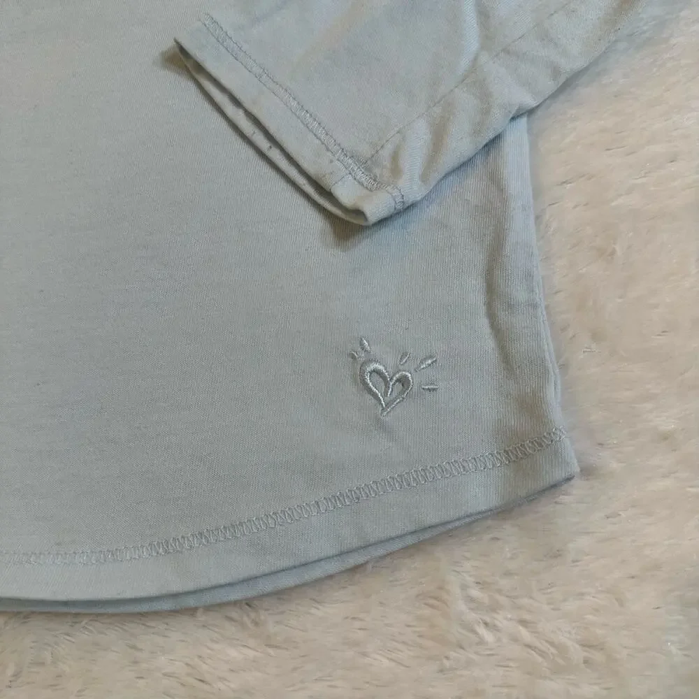 Girls Light Blue Long Sleeve Tee sz 10